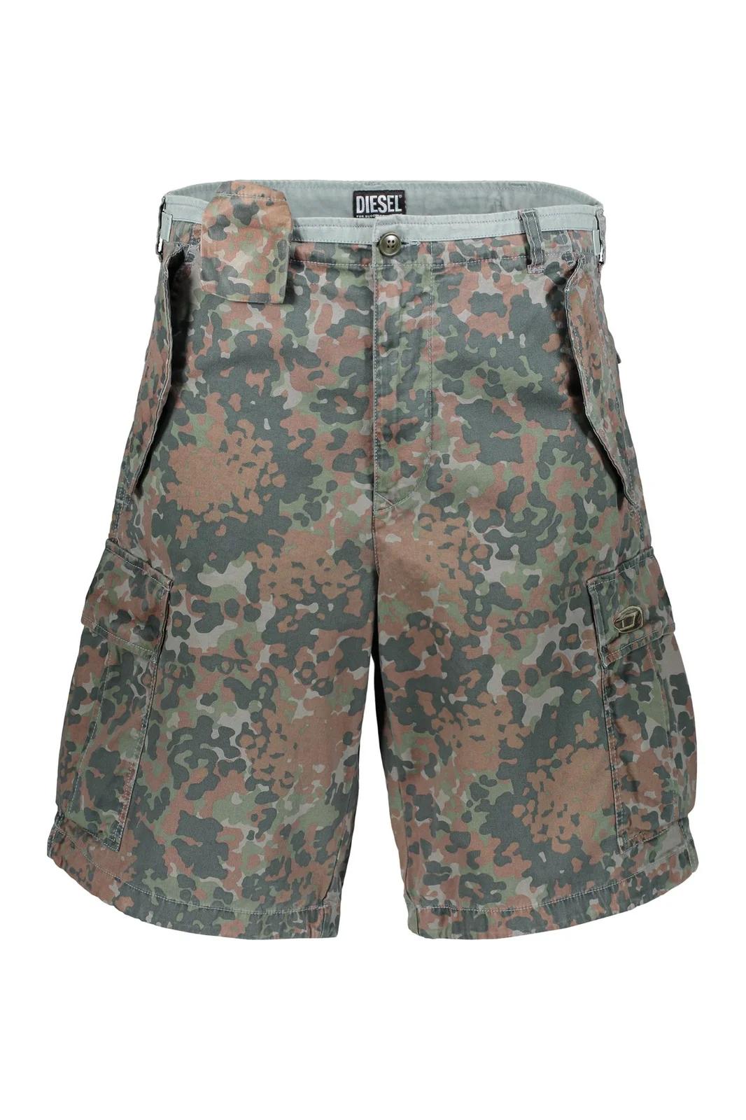 DIESEL Diesel Cargo Camouflage Shorts