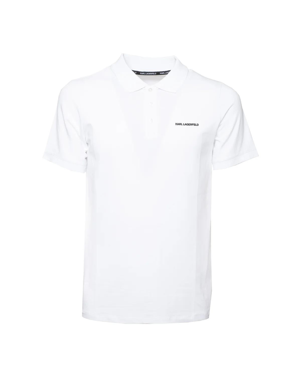Karl Lagerfeld Karl Lagerfeld Logo Detailed Polo Shirt