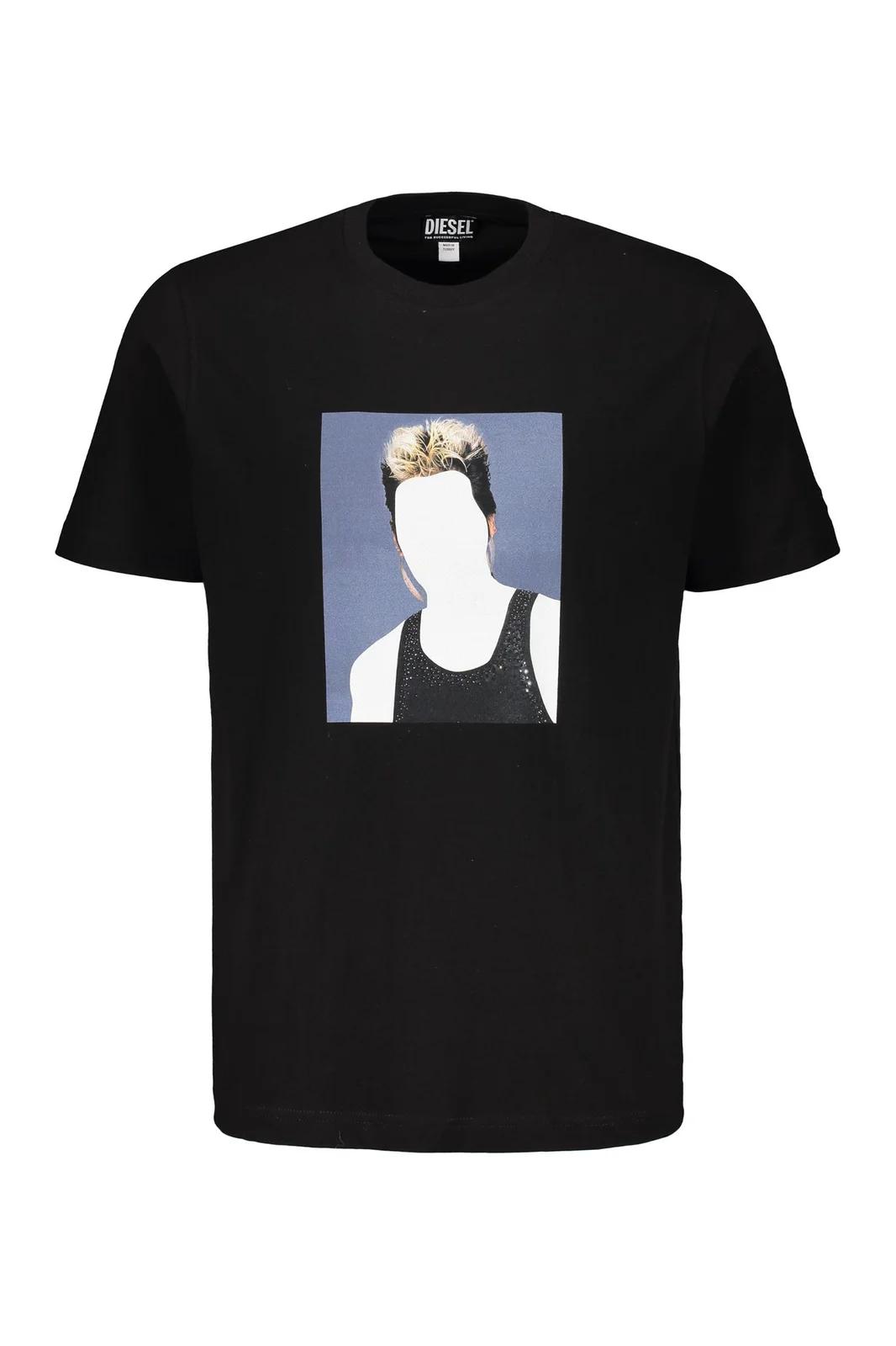 DIESEL Diesel Graphic Crewneck T-Shirt