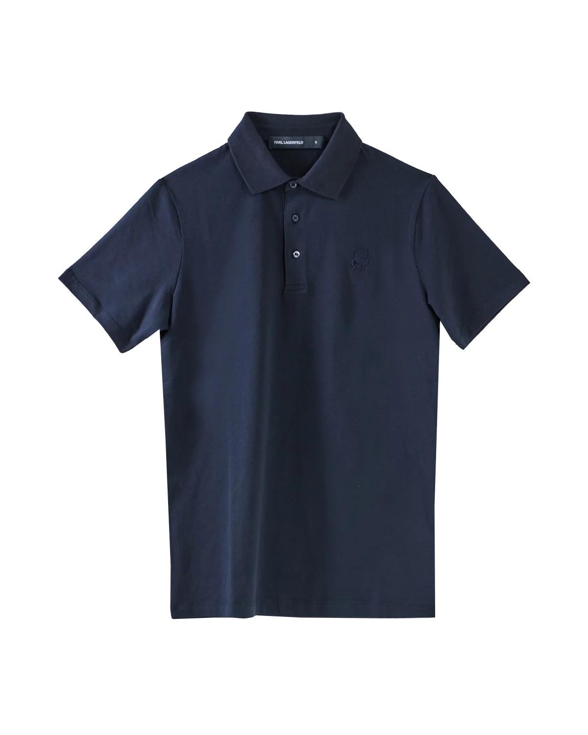 Karl Lagerfeld Karl Lagerfeld Logo Embroidered Polo Shirt
