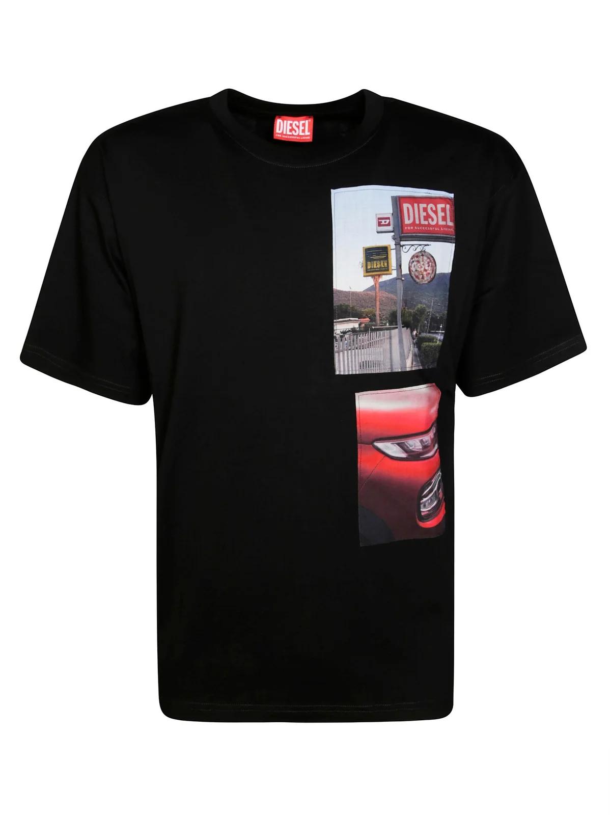 DIESEL Diesel T-Boxt-T3 Photo Patches T-Shirt