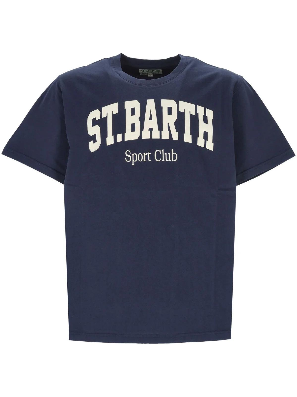 Mc2 Saint Barth Mc2 Saint Barth St. Barth Sport Club Printed Crewneck T-Shirt