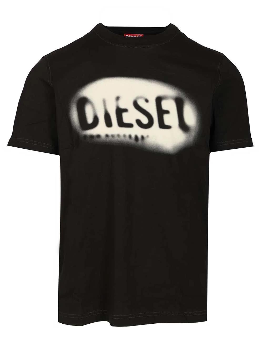 DIESEL Diesel T-Adjust-V2 Faded Logo T-Shirt