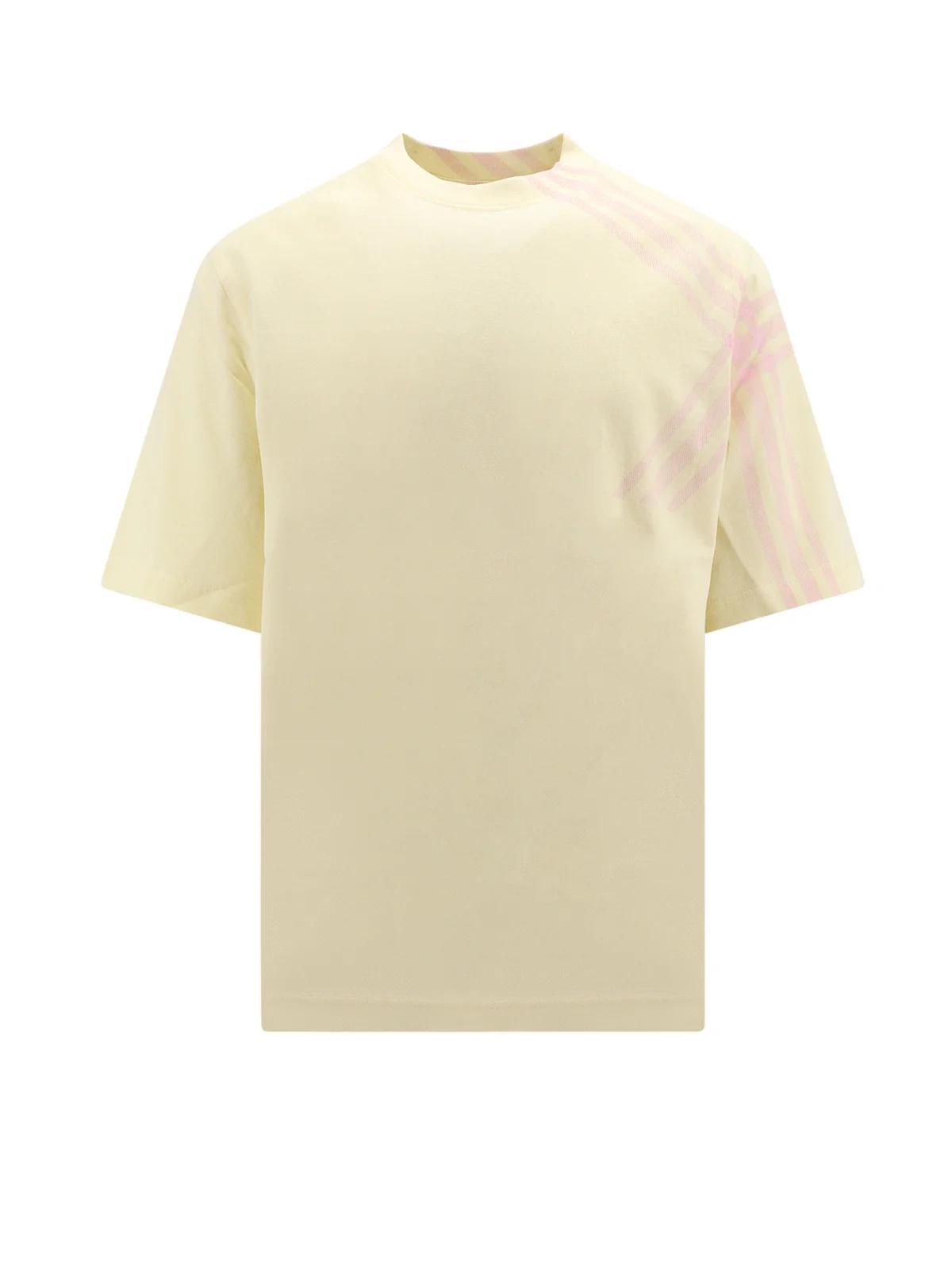 Burberry Burberry Check-Printed Crewneck T-Shirt
