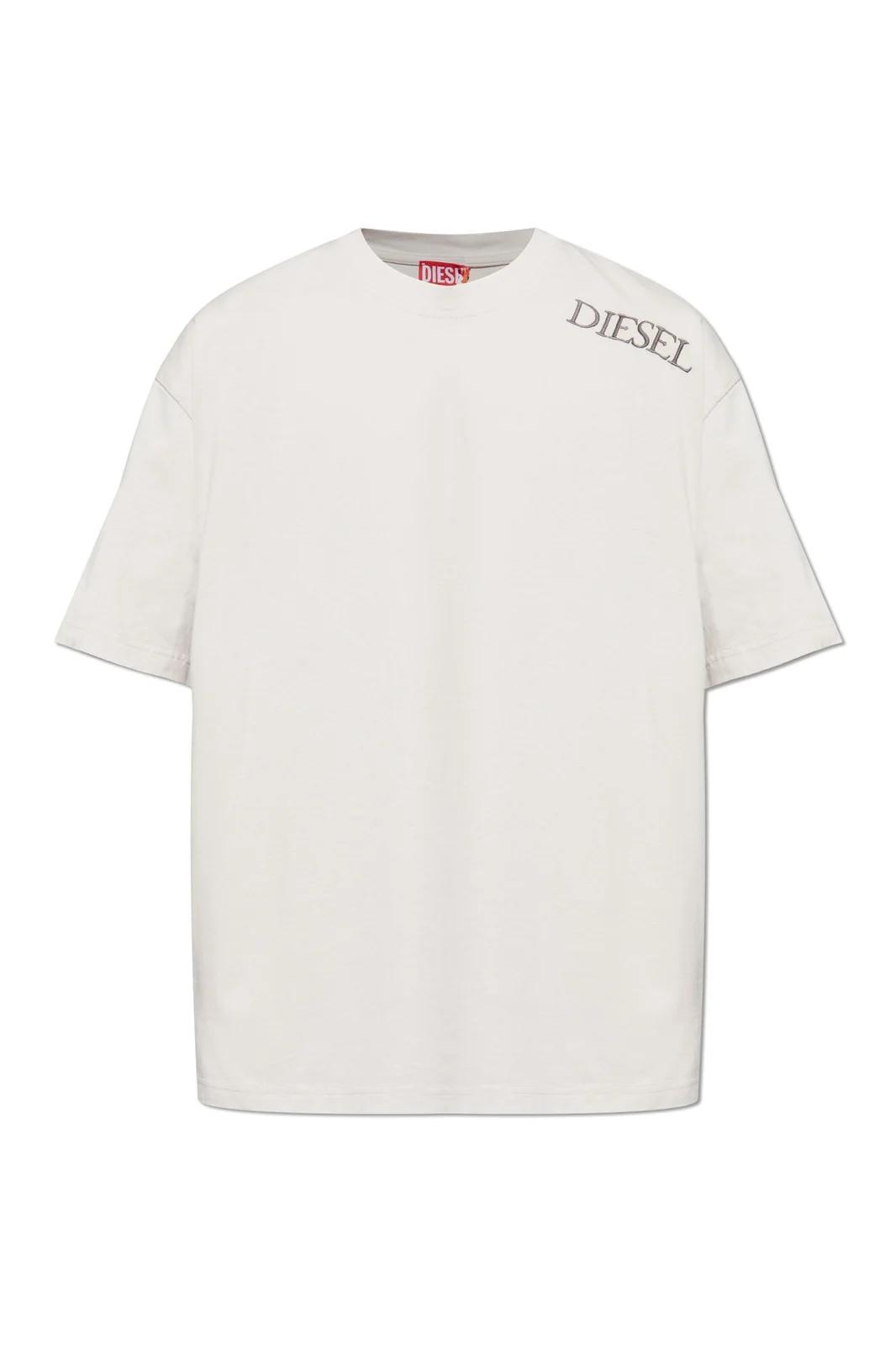 DIESEL Diesel T-Boggy-T5 Graphic Printed Crewneck T-Shirt