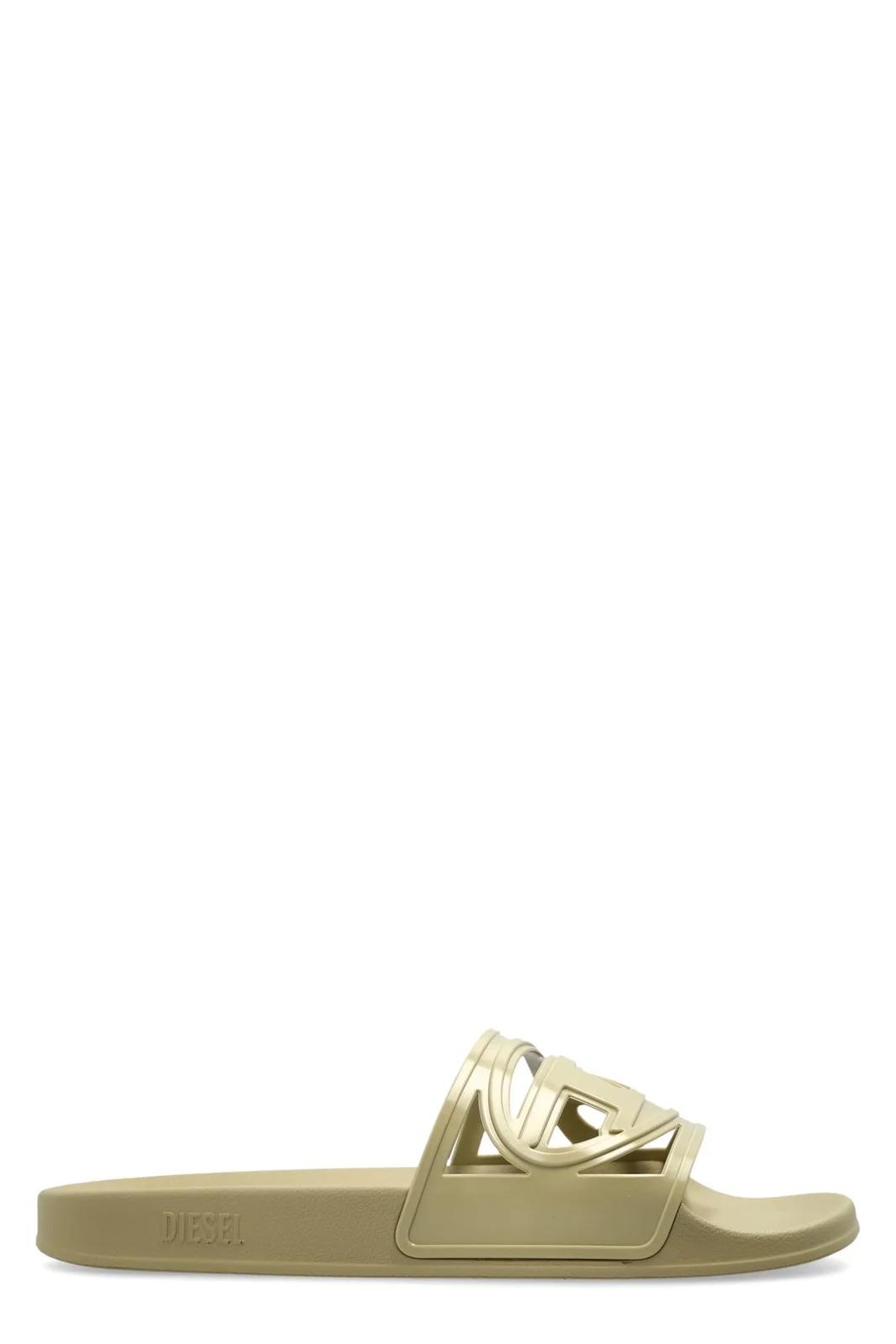 DIESEL Diesel Sa Clyde Logo Slide Sandals
