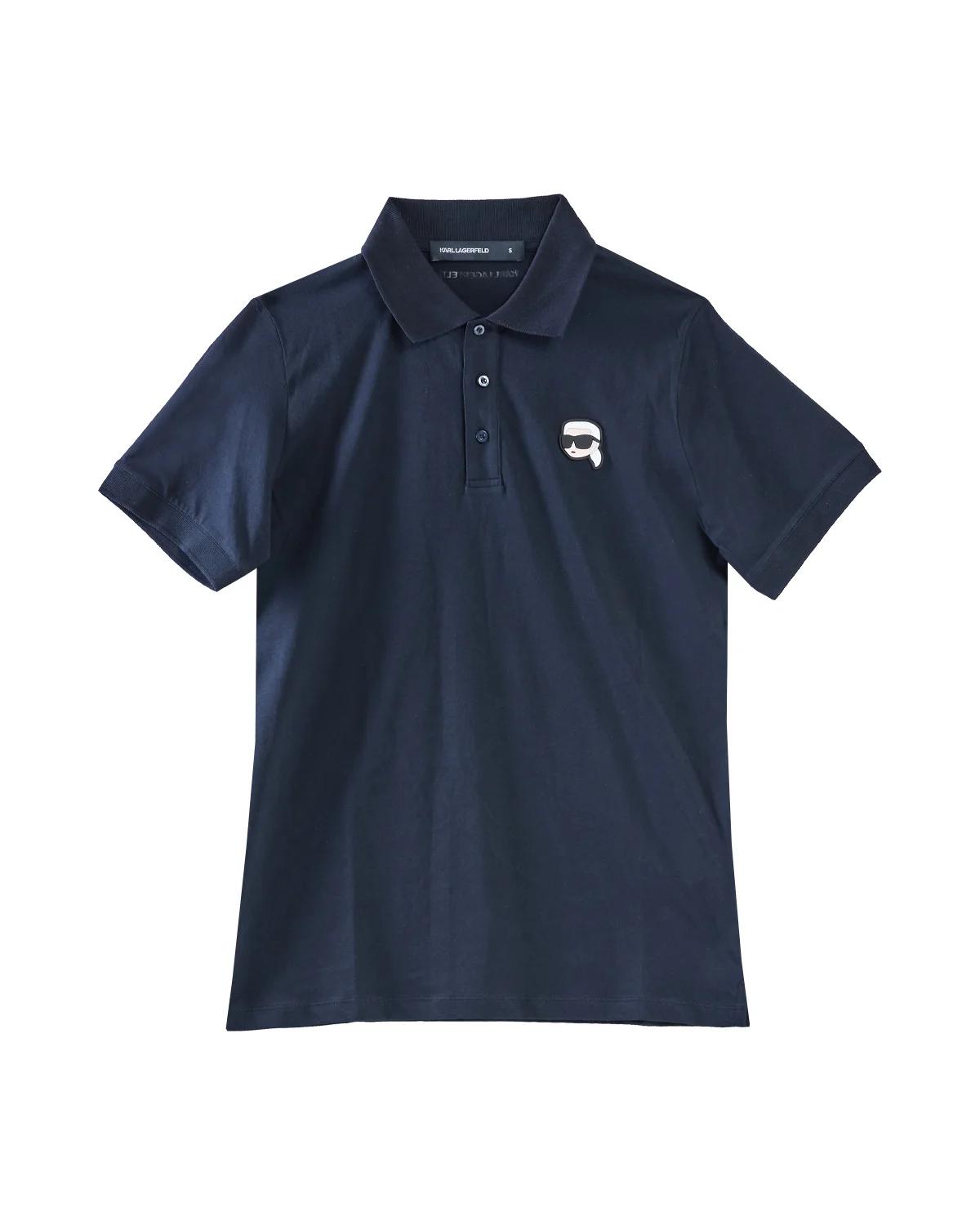 Karl Lagerfeld Karl Lagerfeld Logo Patch Polo Shirt