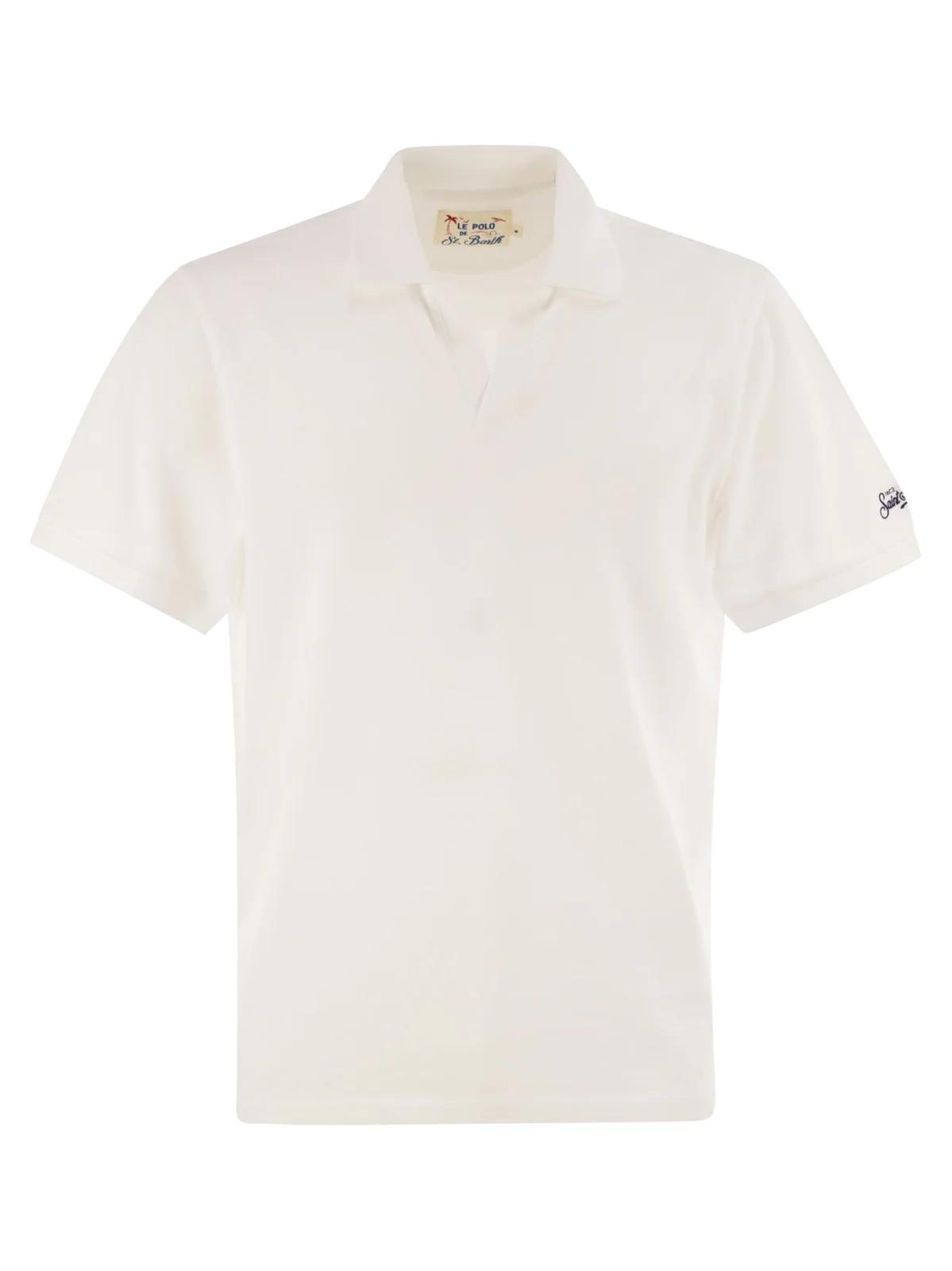 Mc2 Saint Barth Mc2 Saint Barth Charles Piquet Buttonless Polo Shirt