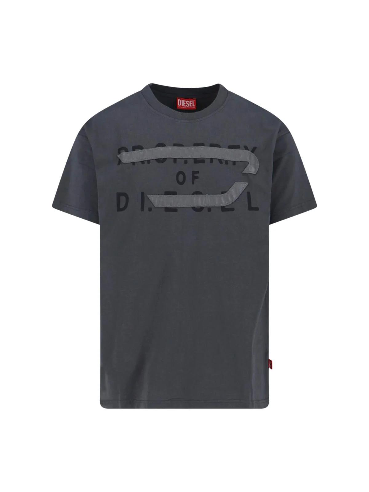 DIESEL Diesel D-Appliqué Crewneck T-Shirt