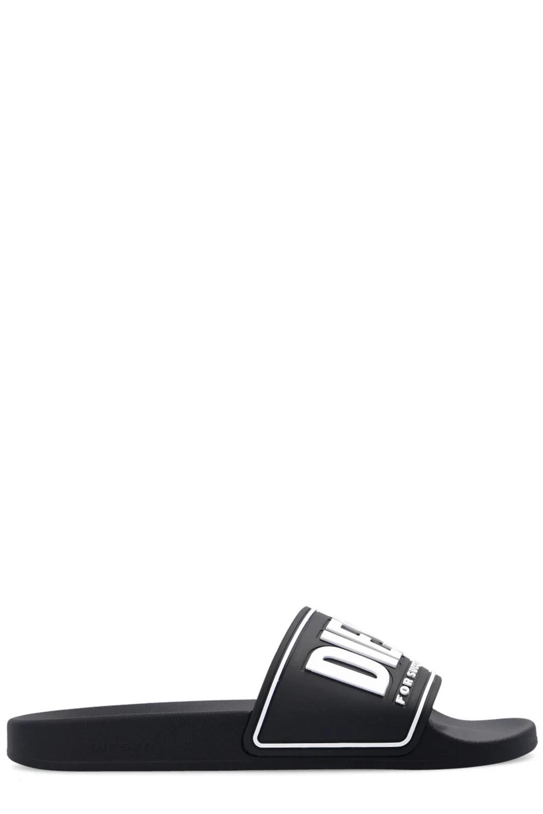 DIESEL Diesel Sa-Mayemi Cc Logo Embossed Pool Slides