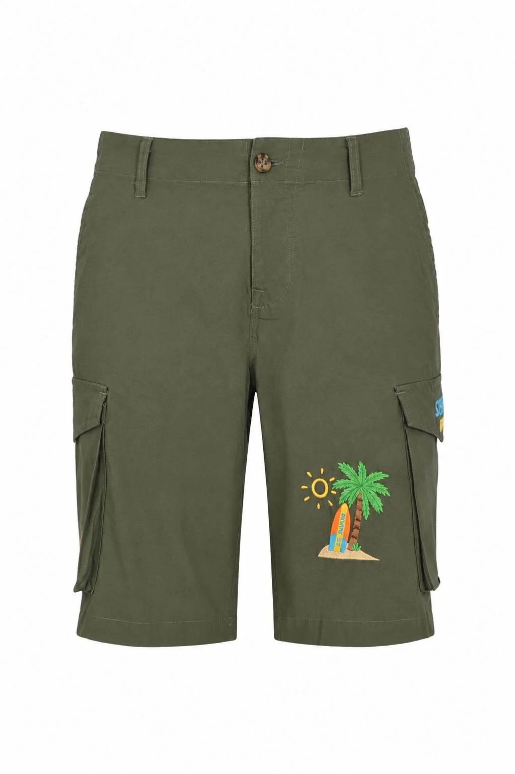 Mc2 Saint Barth Mc2 Saint Barth Embroidered Cargo Shorts