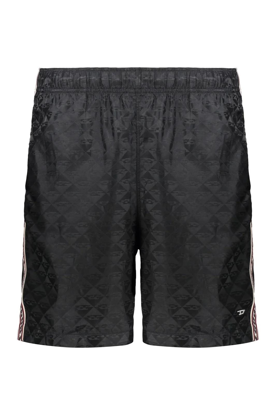 DIESEL Diesel Monogram Logo Tape Shorts