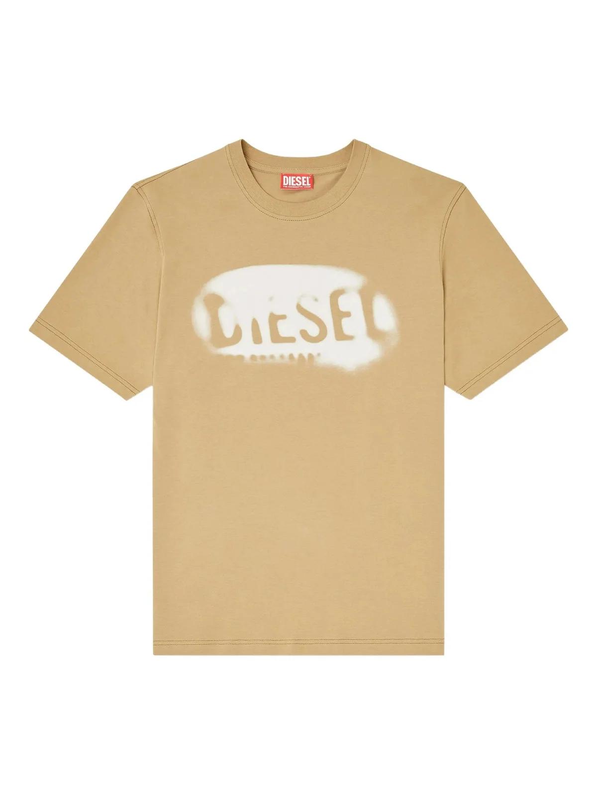 DIESEL Diesel Spray Logo T-Shirt