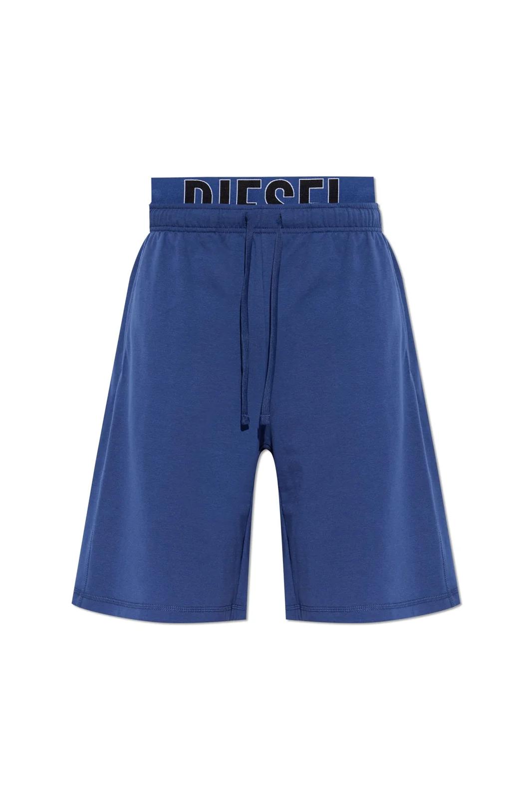 DIESEL Diesel Devin-D-Pop Logo Waistband Sweat Shorts