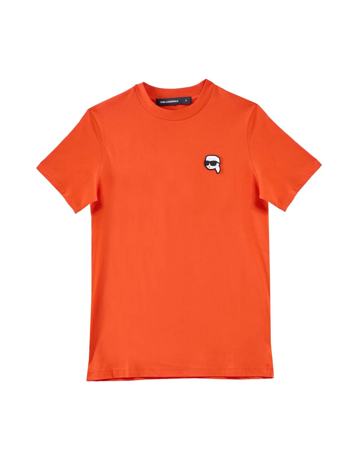 Karl Lagerfeld Karl Lagerfeld Logo Printed Crewneck T-Shirt