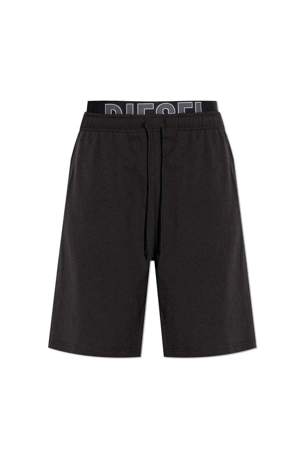 DIESEL Diesel Devin-D-Pop Logo Waistband Sweat Shorts