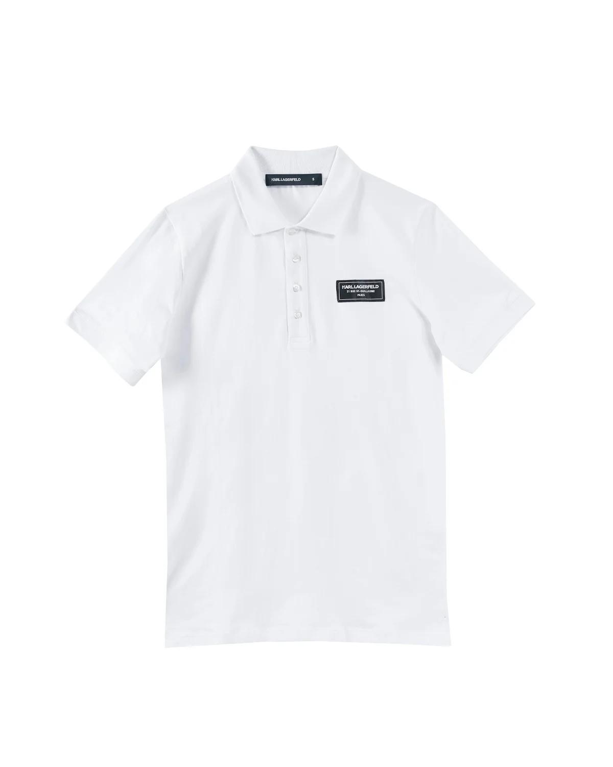 Karl Lagerfeld Karl Lagerfeld Logo Patch Polo Shirt