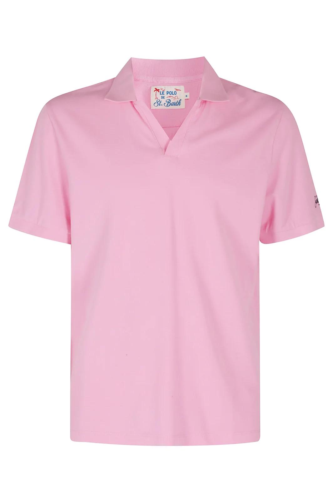 Mc2 Saint Barth Mc2 Saint Barth Charles Piquet Buttonless Polo Shirt