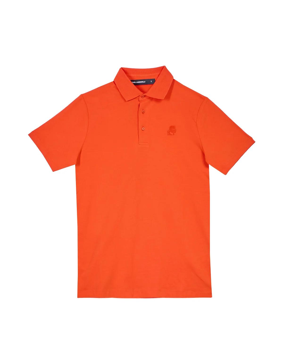 Karl Lagerfeld Karl Lagerfeld Logo Embroidered Polo Shirt