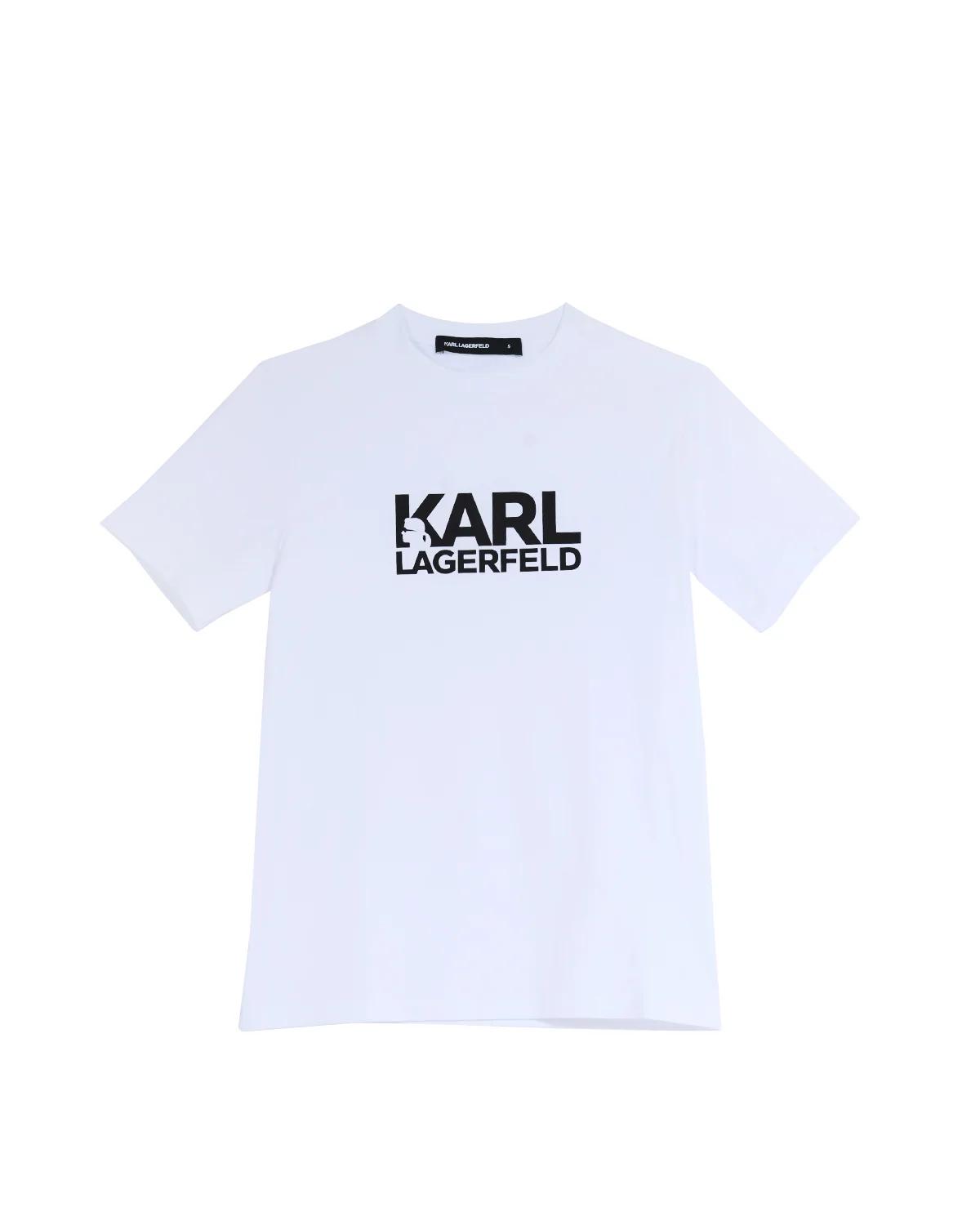 Karl Lagerfeld Karl Lagerfeld Logo Printed T-Shirt
