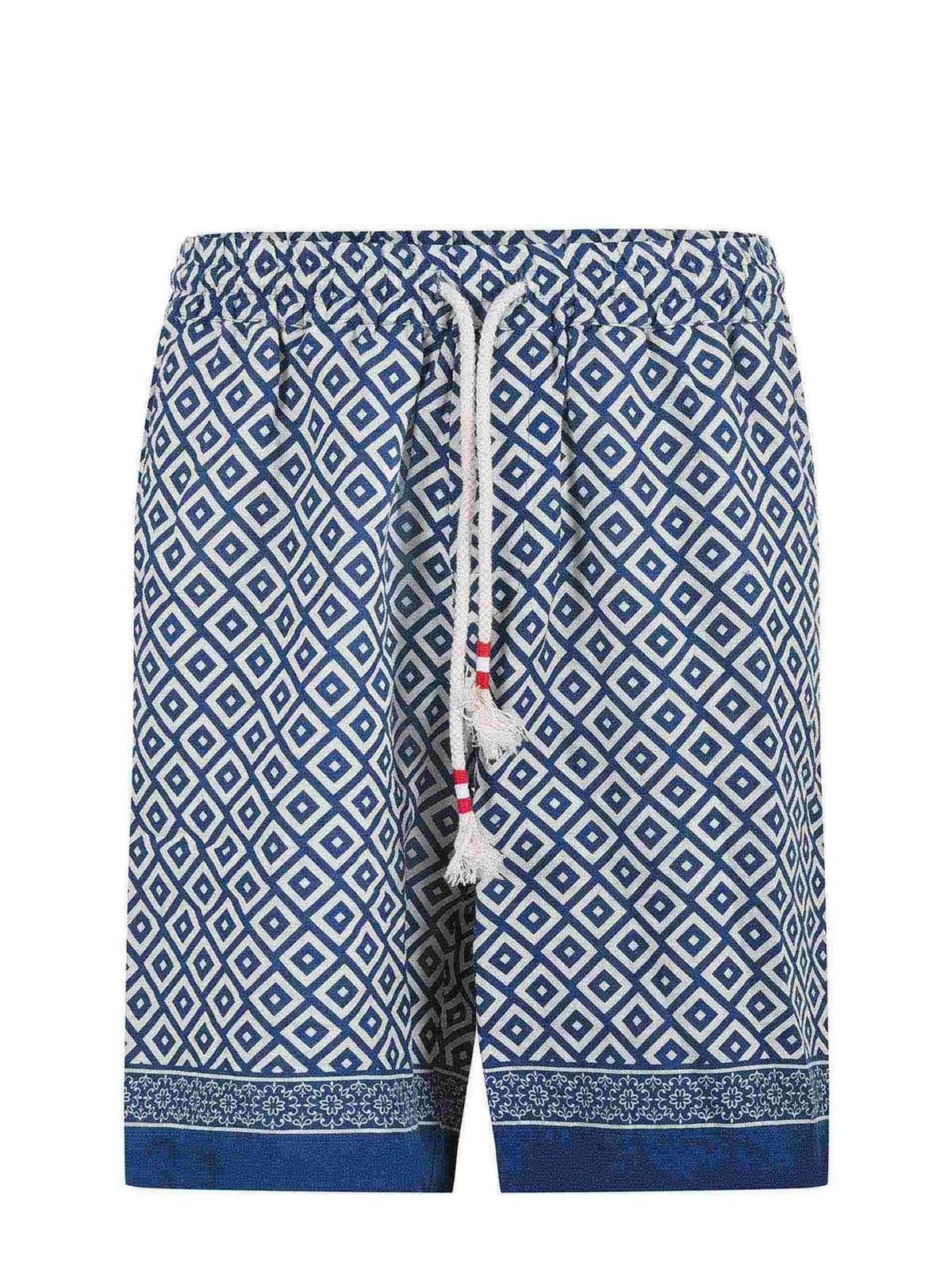 Mc2 Saint Barth Mc2 Saint Barth Logo Patch Shorts
