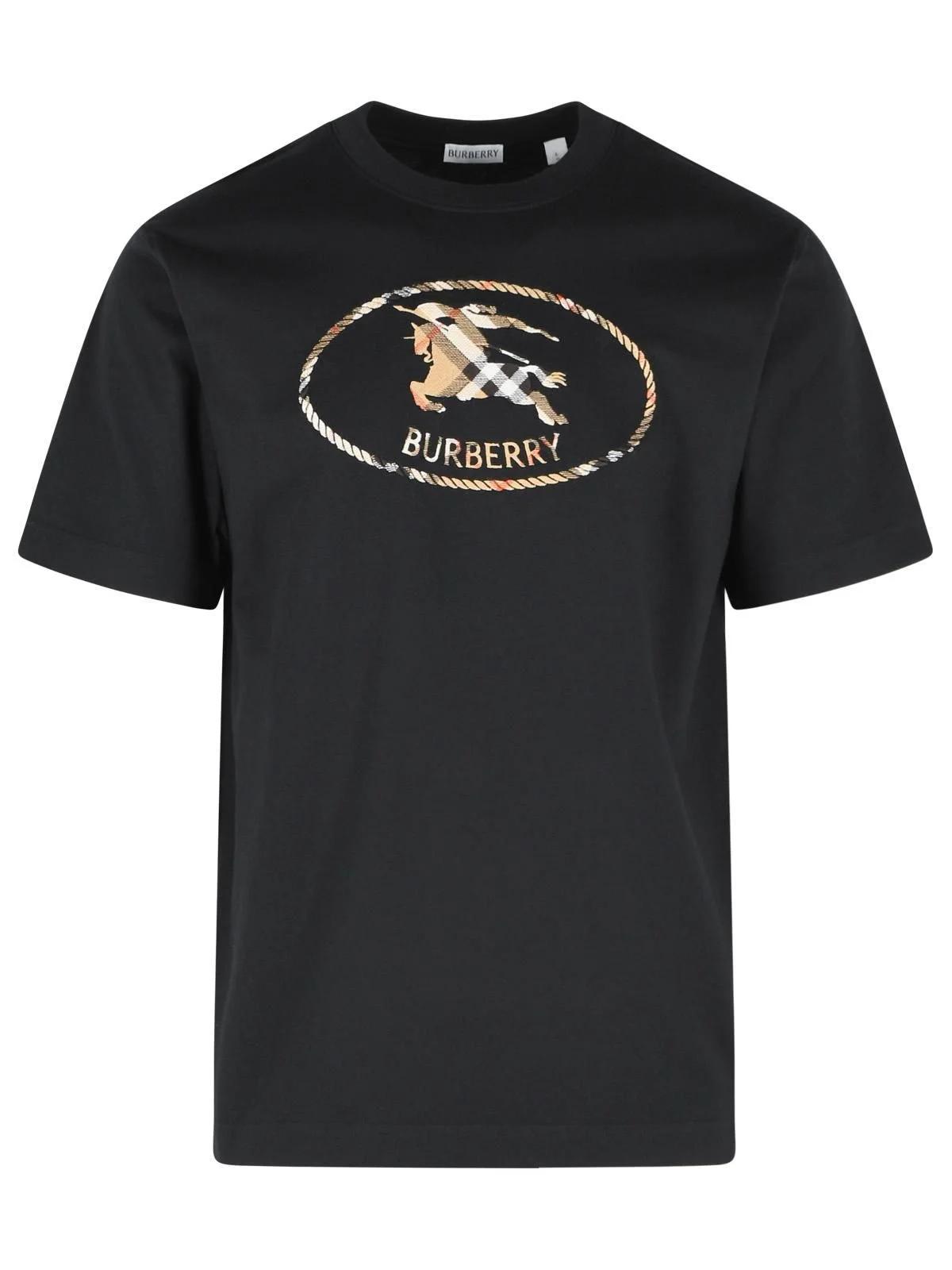 Burberry Burberry Knight Stamp Crewneck T-Shirt