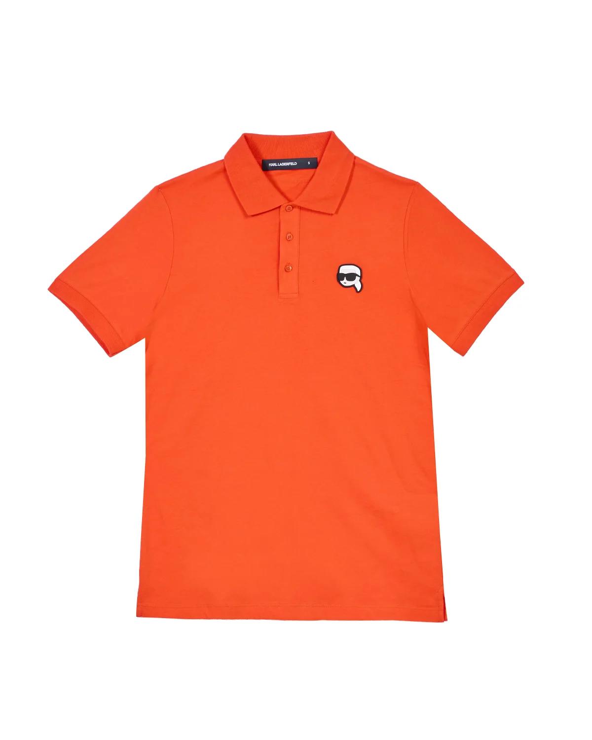 Karl Lagerfeld Karl Lagerfeld Logo Patch Polo Shirt