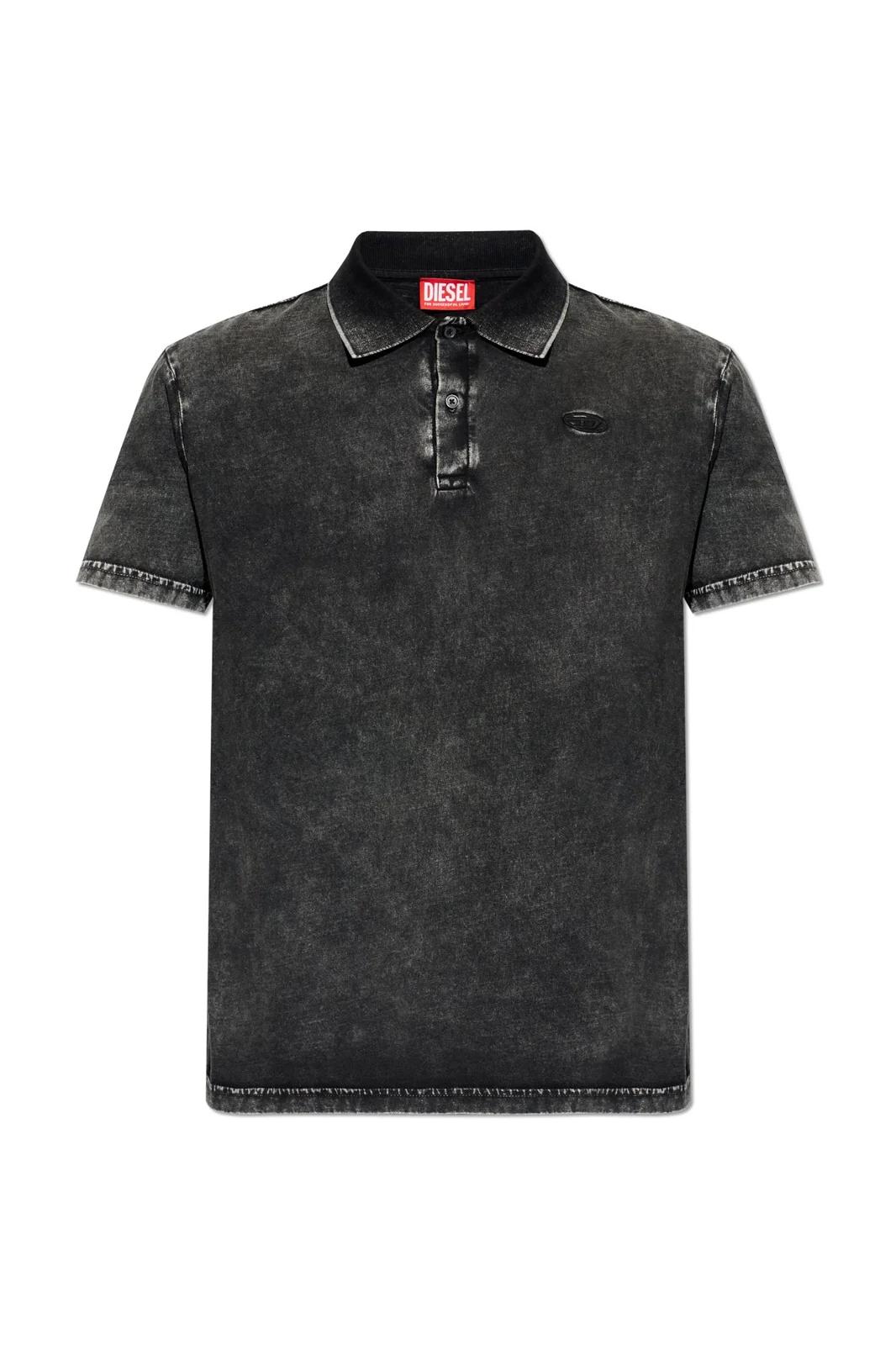 DIESEL Diesel T-Rejust-Nc-Den Denim-Effect Polo Shirt